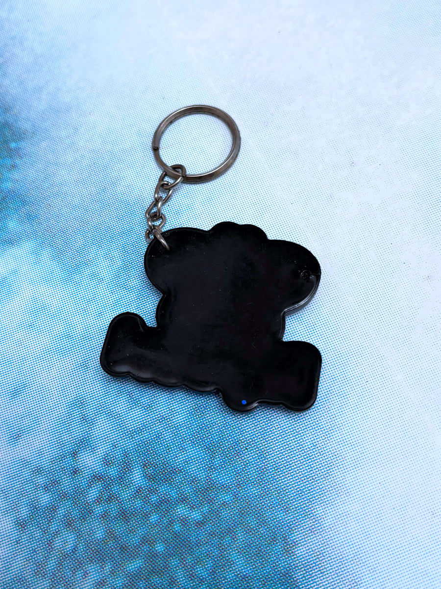 VINTAGE RIP CURL RUBBER BUTTERFLY KEYCHAIN