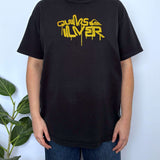 VINTAGE QUIKSILVER FRONT HIT TEE - M