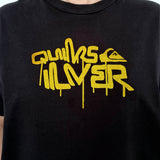 VINTAGE QUIKSILVER FRONT HIT TEE - M