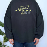 2003 QUIKSILVER FRONT HIT LONG SLEEVE TEE - M