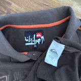 VINTAGE QUIKSILVER LONG SLEEVE POLO - M
