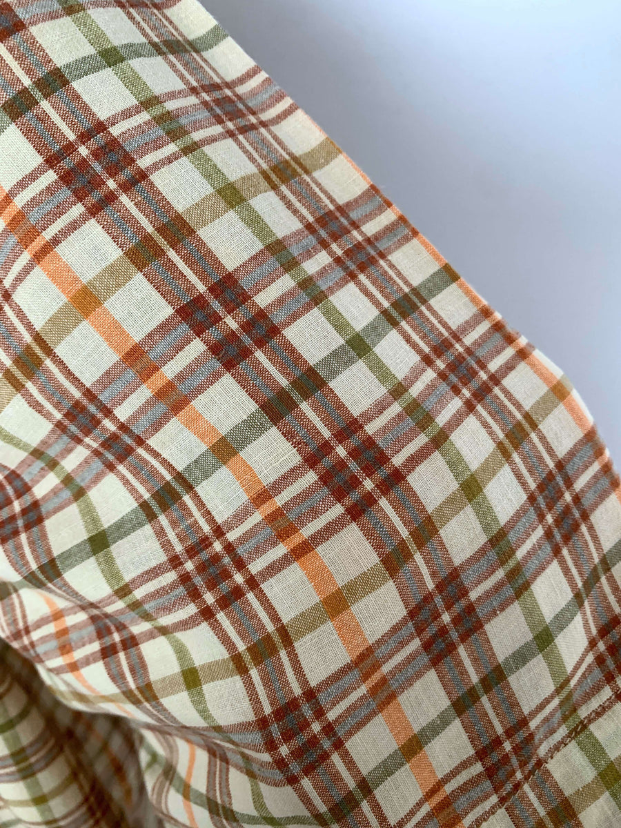 VINTAGE TOMMY CHECK BUTTON UP - XL