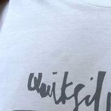 VINTAGE QUIKSILVER SCRIPT LONG SLEEVE TEE - S