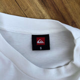 VINTAGE QUIKSILVER SCRIPT LONG SLEEVE TEE - S