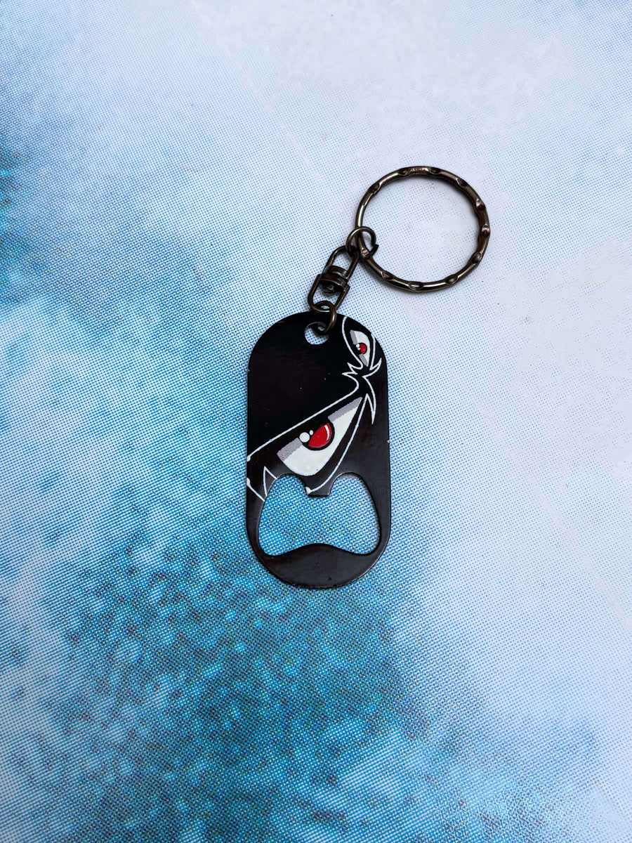 VINTAGE NO FEAR BOTTLE OPENER KEYCHAIN