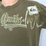 VINTAGE QUIKSILVER BIG SPELLOUT TEE - M
