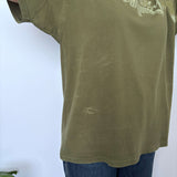 VINTAGE QUIKSILVER BIG SPELLOUT TEE - M