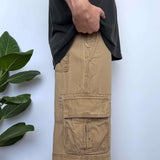 MOSSIMO DOUBLE KNEE CARGO SHORTS - W30/31