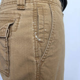 MOSSIMO DOUBLE KNEE CARGO SHORTS - W30/31