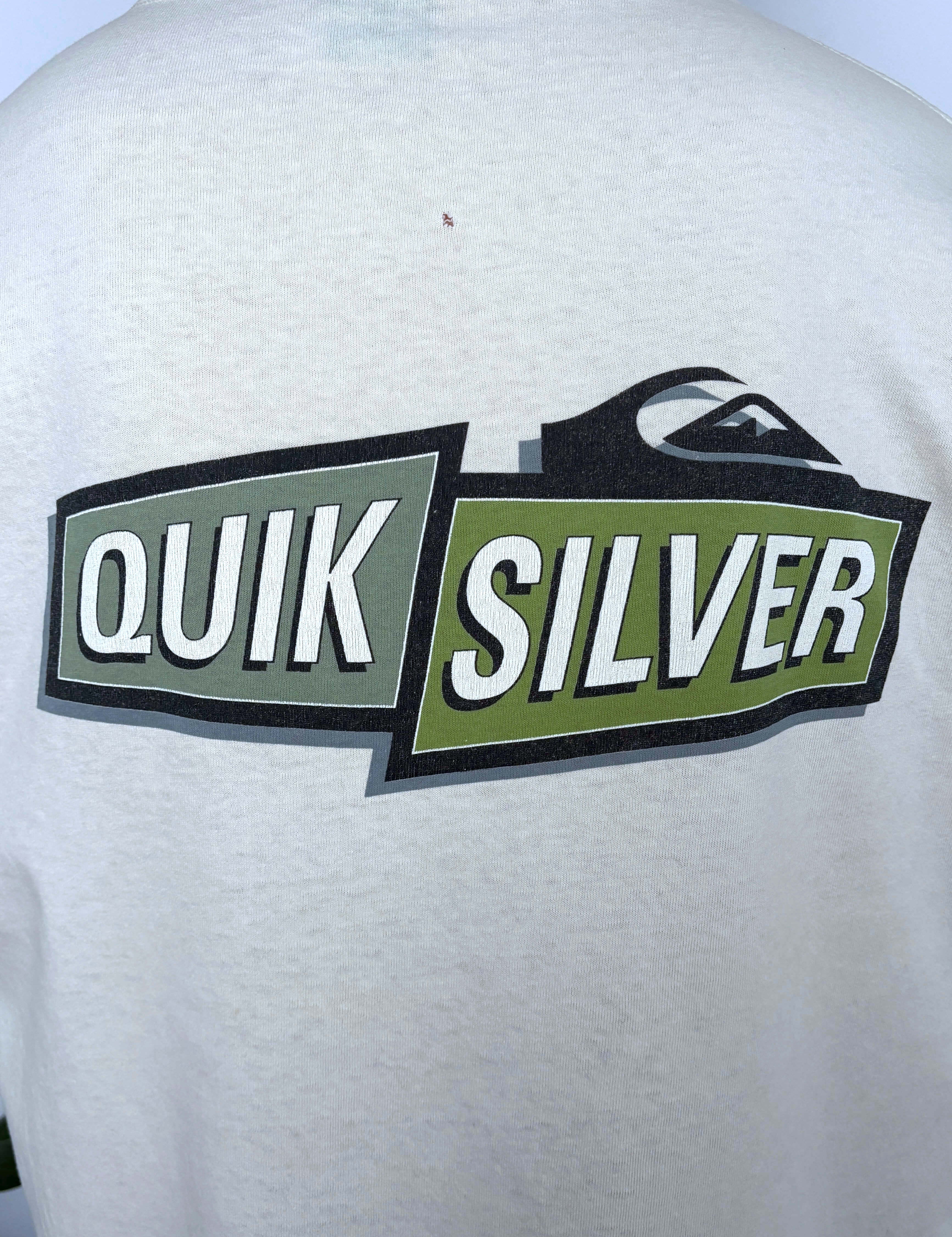 90S QUIKSILVER BIG GRAPHIC TEE - XL