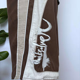 Y2K QUIKSILVER EMBROIDERED SIDE PANEL BOARDIES - 32/33"