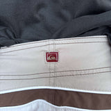 Y2K QUIKSILVER EMBROIDERED SIDE PANEL BOARDIES - 32/33"