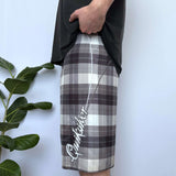 Y2K QUIKSILVER CHECK BOARDIES - 33"