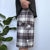 Y2K QUIKSILVER CHECK BOARDIES - 33"