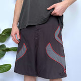 Y2K QUIKSILVER DOUBLE LOGO BOARDIES - 32"