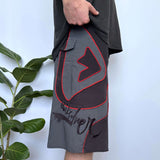 Y2K QUIKSILVER DOUBLE LOGO BOARDIES - 32"