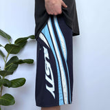 Y2K RUSTY BIG SPELLOUT BOARDIES - 34"