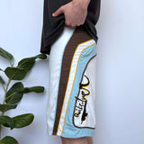 Y2K QUIKSILVER EMBROIDERED SIDE PANEL BOARDIES - 30"