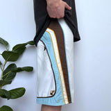 Y2K QUIKSILVER EMBROIDERED SIDE PANEL BOARDIES - 30"