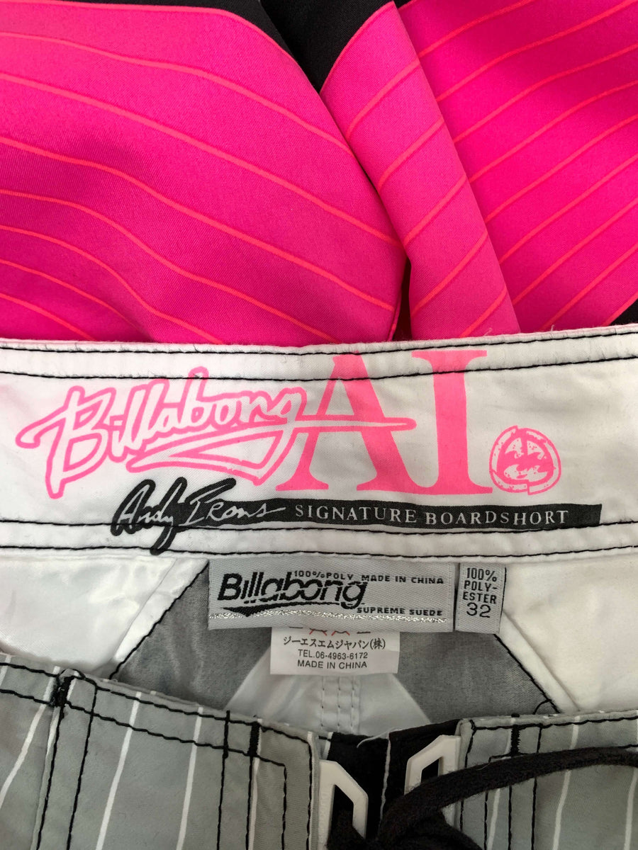 Y2K BILLABONG ANDY IRONS SAMURAI BOARDIES - W32
