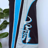 Y2K QUIKSILVER EMBROIDERED SIDE PANEL BOARDIES - 32/33"