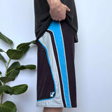 Y2K QUIKSILVER EMBROIDERED SIDE PANEL BOARDIES - 32/33"