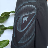 BAGGY Y2K QUIKSILVER HUGE LOGO BOARDIES - M