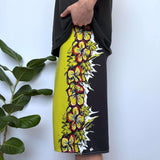 BAGGY Y2K QUIKSILVER HIBISCUS BOARDIES - 34"