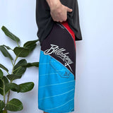 Y2K BILLABONG ANDY IRONS PLATINUM QUAD-STRETCH BOARDIES - 34"