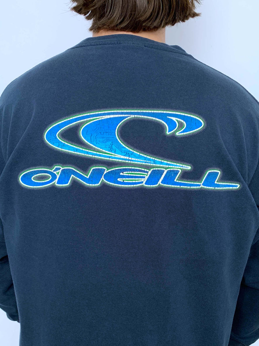 VINTAGE O'NEILL HUGE GRAPHIC LONG SLEEVE TEE - L