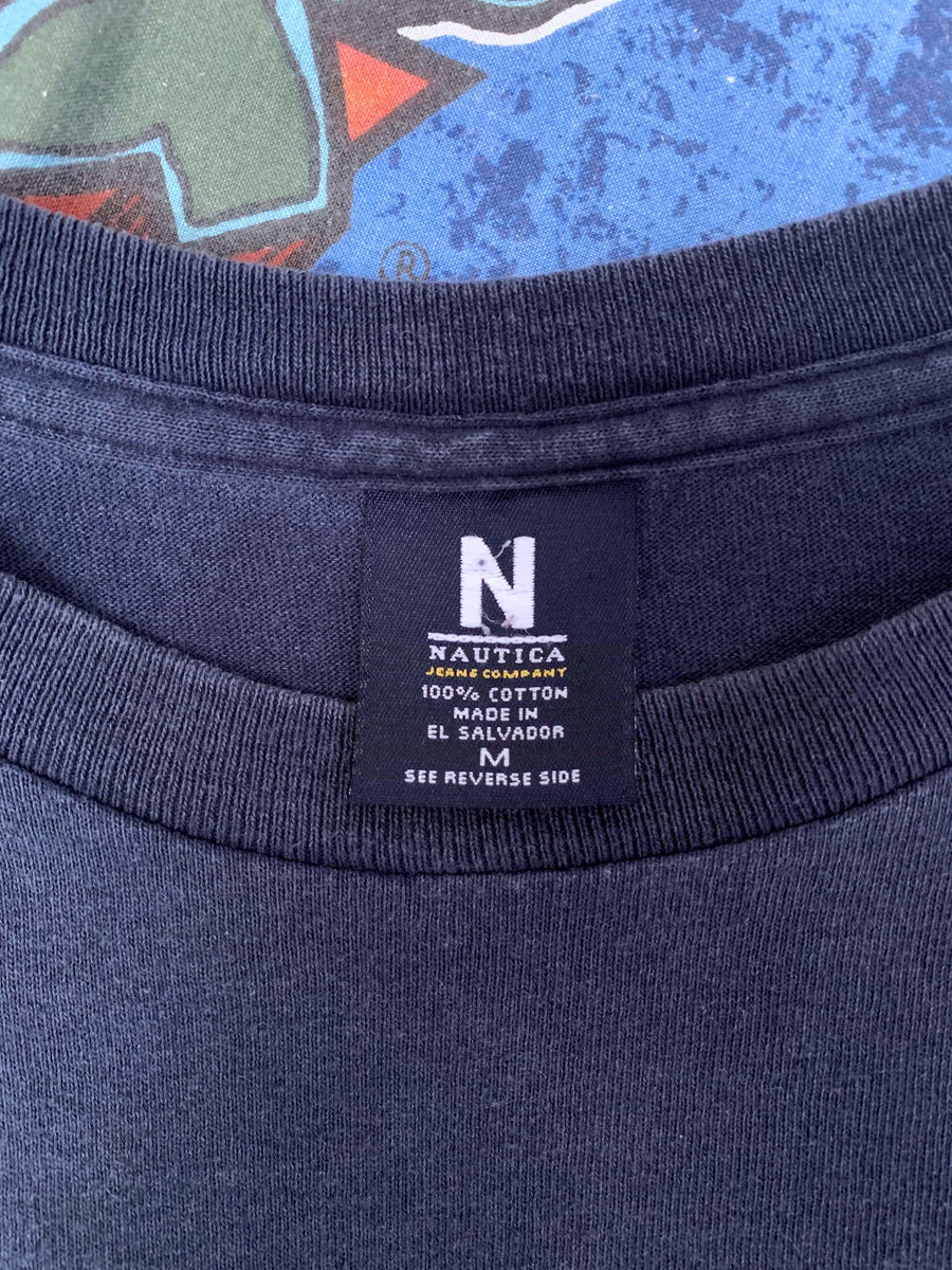 FADED VINTAGE NAUTICA LONG SLEEVE TEE - M/L