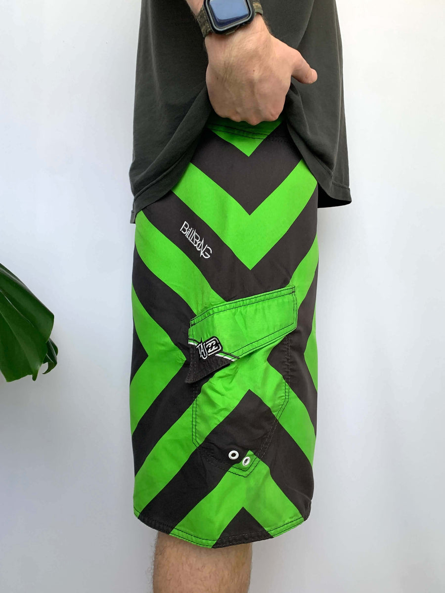 Y2K BILLABONG TAJ BURROW SIGNATURE BOARDIES - W35/36