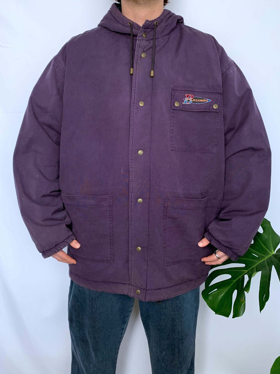 RARE 1992 BILLABONG REVERSIBLE JACKET - XXL