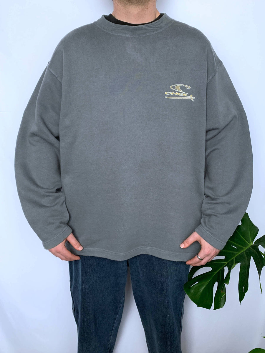 BAGGY 90S O'NEILL SURFER GRAPHIC CREWNECK - XL