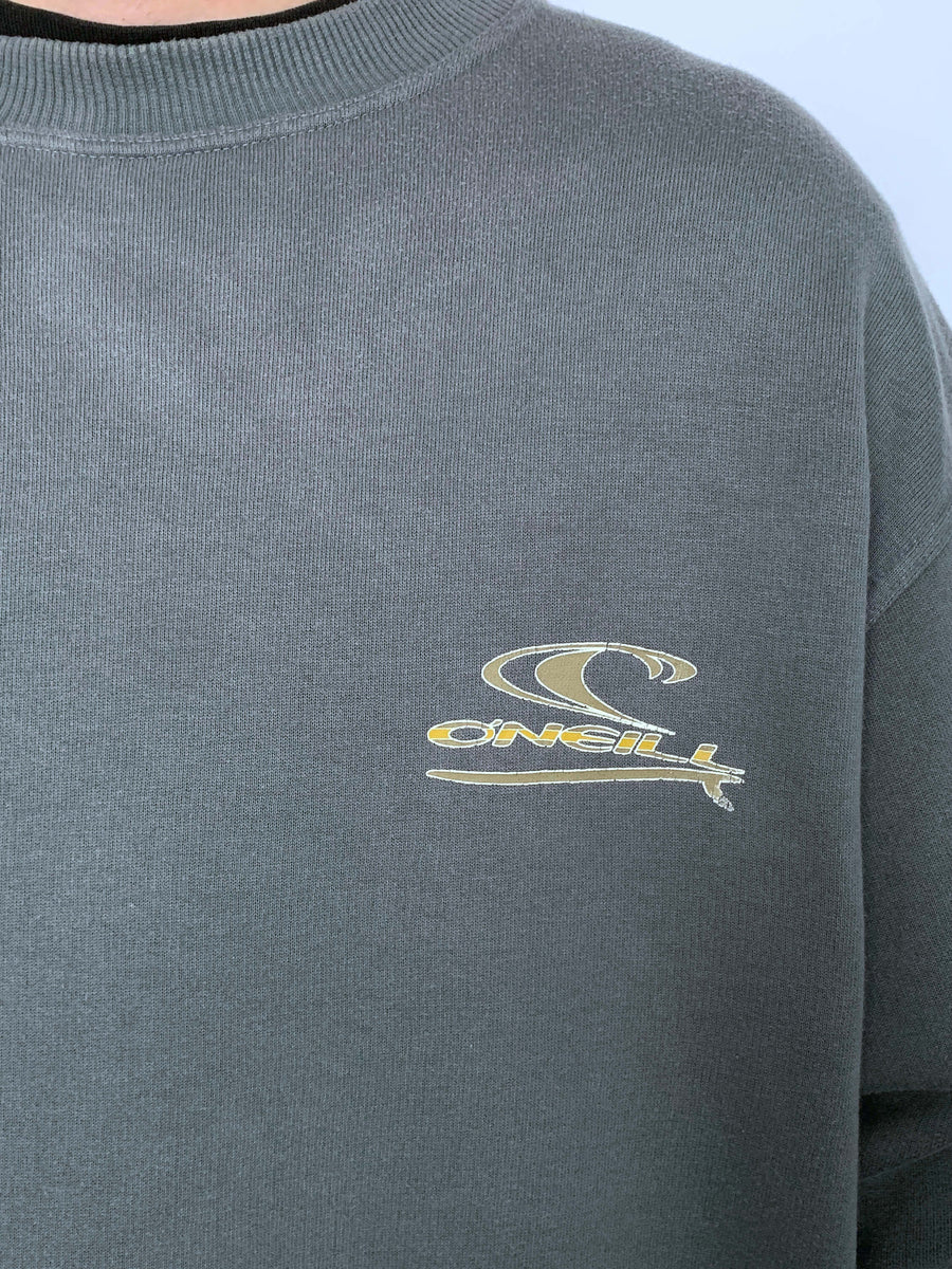 BAGGY 90S O'NEILL SURFER GRAPHIC CREWNECK - XL