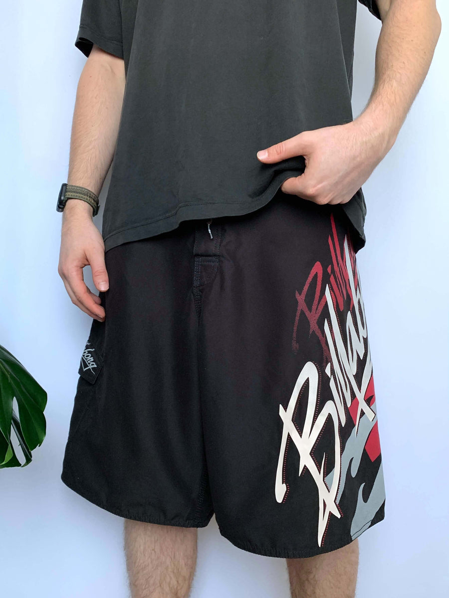 Y2K BILLABONG BIG SPELLOUT/LOGO BOARDIES - W36