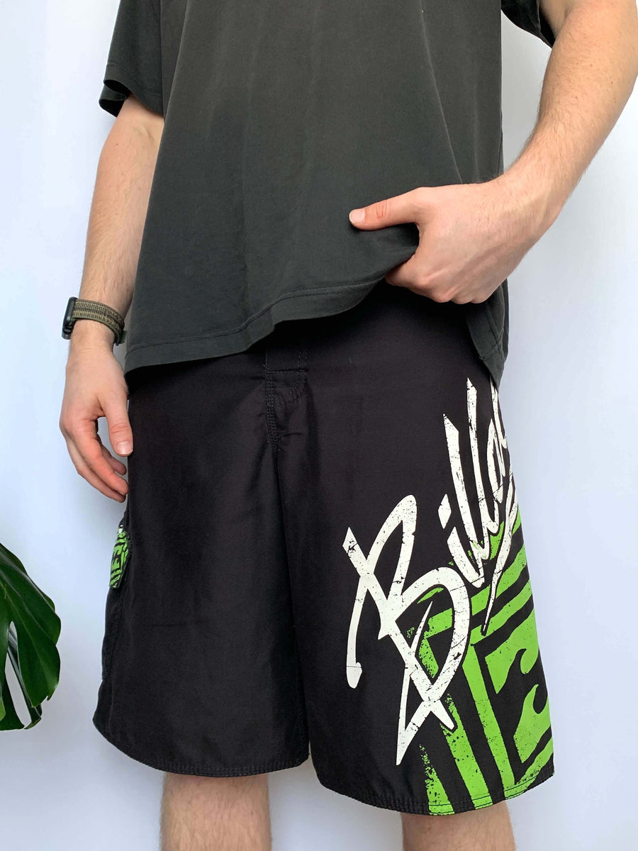 Y2K BILLABONG BIG SPELLOUT/LOGO BOARDIES - W32