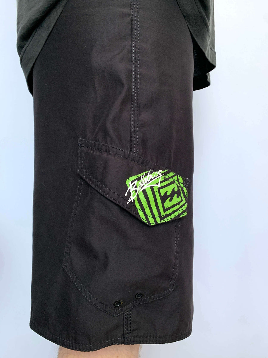 Y2K BILLABONG BIG SPELLOUT/LOGO BOARDIES - W32