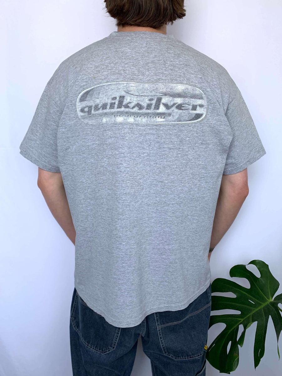 FADED VINTAGE QUIKSILVER GRAPHIC TEE - L