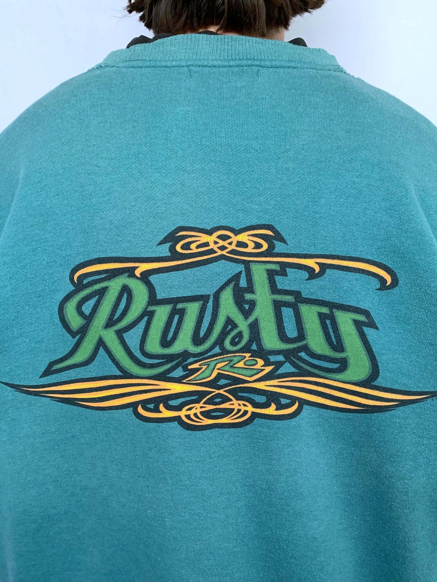 RARE 1994 RUSTY GRAPHIC CREWNECK - XL