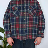 THICK VINTAGE ALASKA WILDERNESS GEAR FLANNEL - L