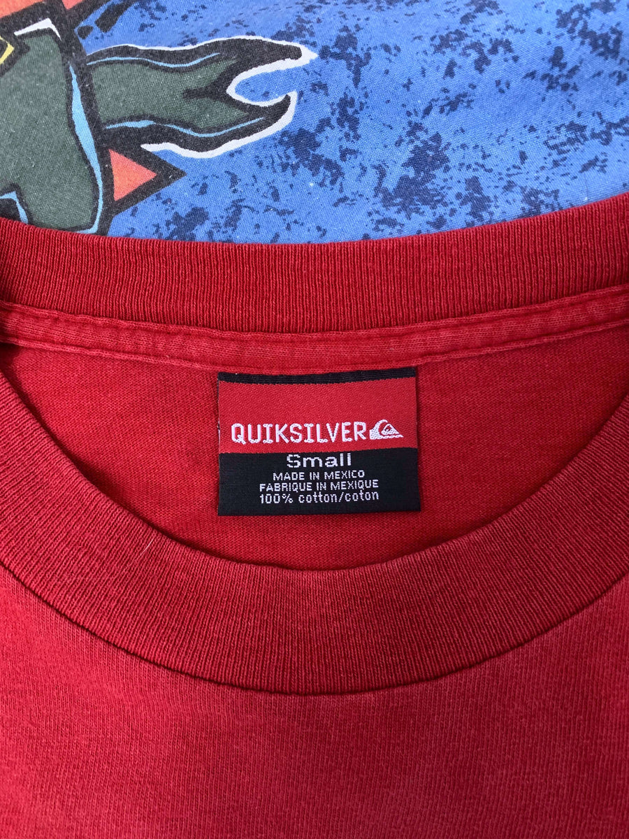 FADED VINTAGE QUIKSILVER LONG SLEEVE TEE - 10