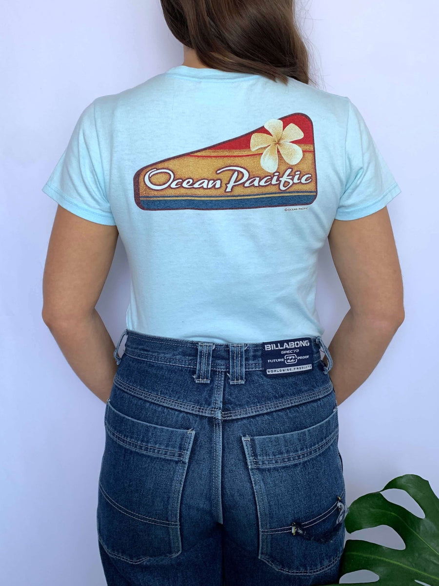 VINTAGE OCEAN PACIFIC BABY TEE - 6/8