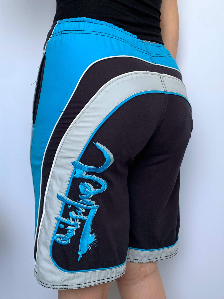 Y2K QUIKSILVER EMBROIDERED BOARDIES - W28/29