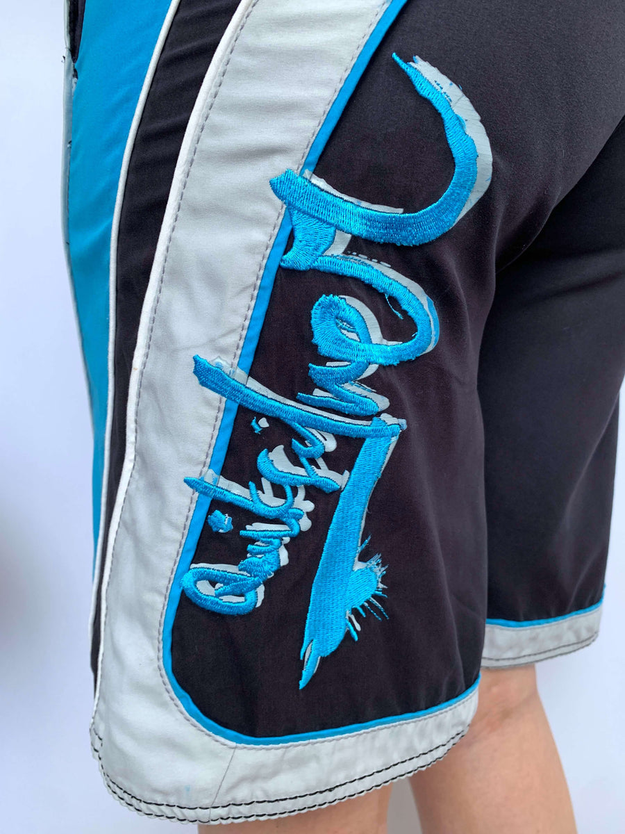 Y2K QUIKSILVER EMBROIDERED BOARDIES - W28/29