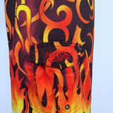Y2K MAUI & SONS FLAME BOARDIES - W37
