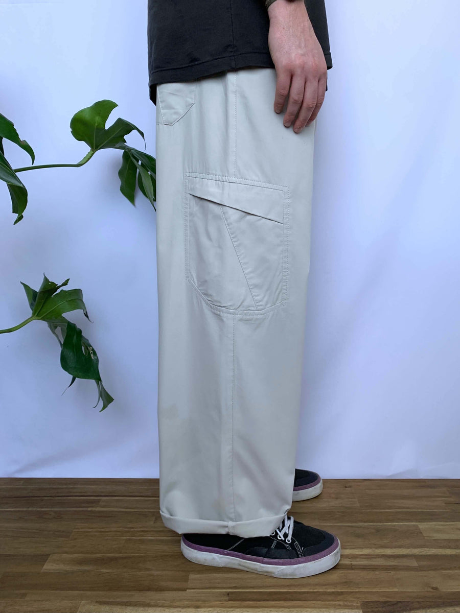 BAGGY VINTAGE BILLABONG LIGHTWEIGHT CARGO PANTS - W36