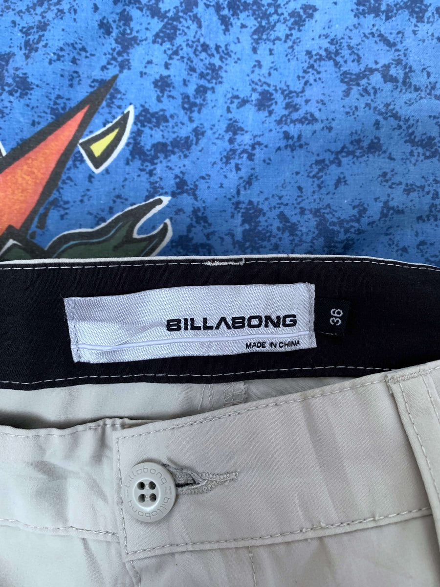 BAGGY VINTAGE BILLABONG LIGHTWEIGHT CARGO PANTS - W36