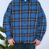 CLASSIC FADED VINTAGE WOLFERLAND FLANNEL - M