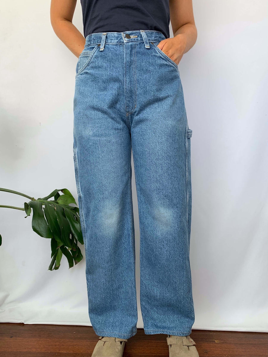 MID WASH DICKIES CARPENTER JEANS - W28